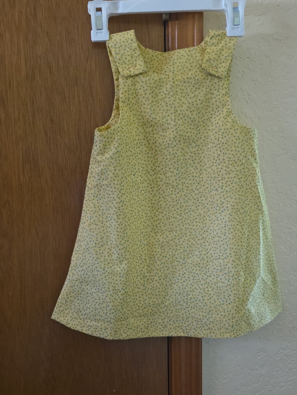 Children's Yellow Floral Casual Dress